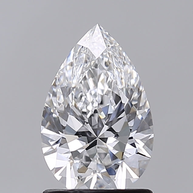 1.19 Carat Pear Shaped, Ideal Cut, D Color, VVS1 Clarity, IGI Certified Lab Grown Diamond