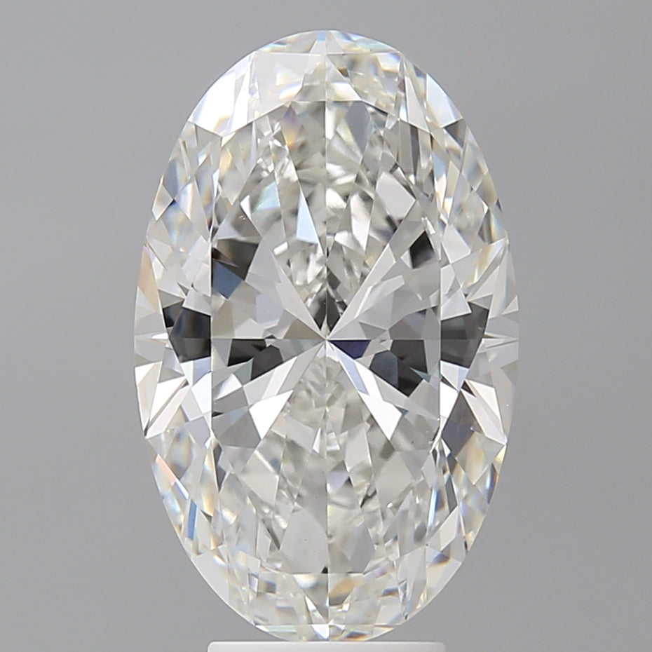 5.50 Carat Oval Shaped, Ideal Cut, F Color, VVS2 Clarity, IGI Certified Lab Grown Diamond
