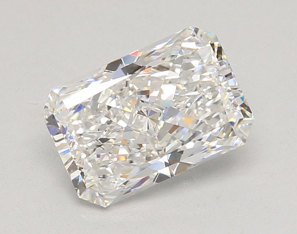 3.01 Carat Radiant Shaped, Ideal Cut, E Color, VVS2 Clarity, IGI Certified Lab Grown Diamond