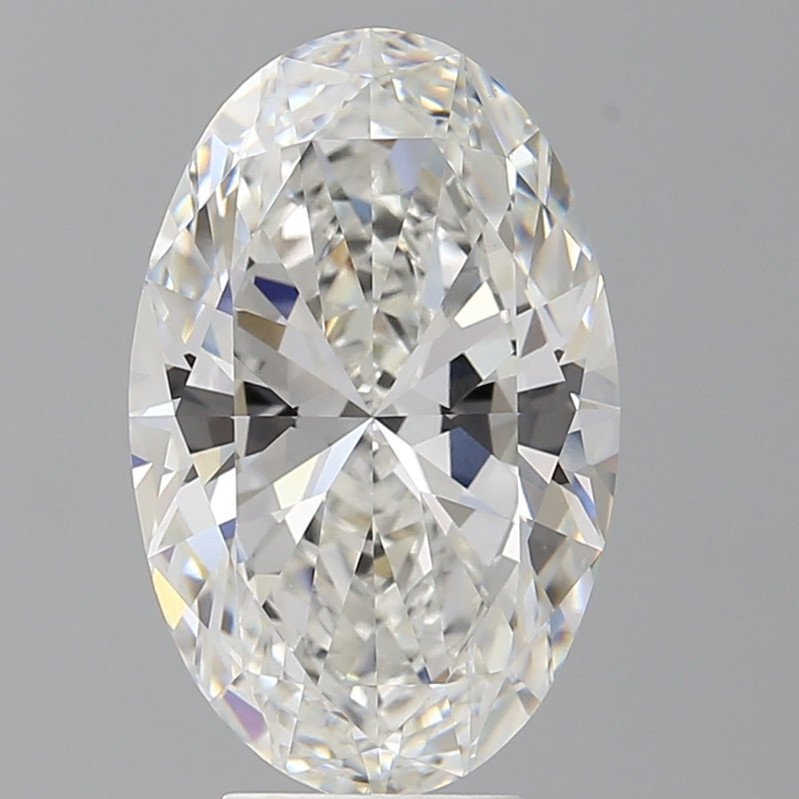 5.59 Carat Oval Shaped, Ideal Cut, F Color, VVS2 Clarity, IGI Certified Lab Grown Diamond