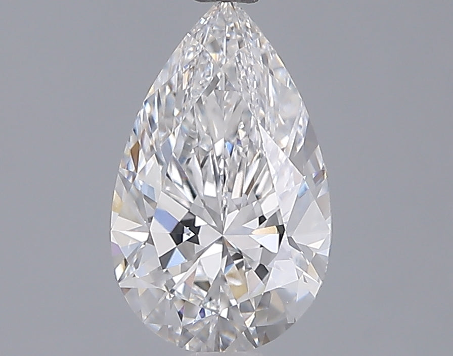 1.50 Carat Pear Shaped, Ideal Cut, E Color, VVS2 Clarity, IGI Certified Lab Grown Diamond