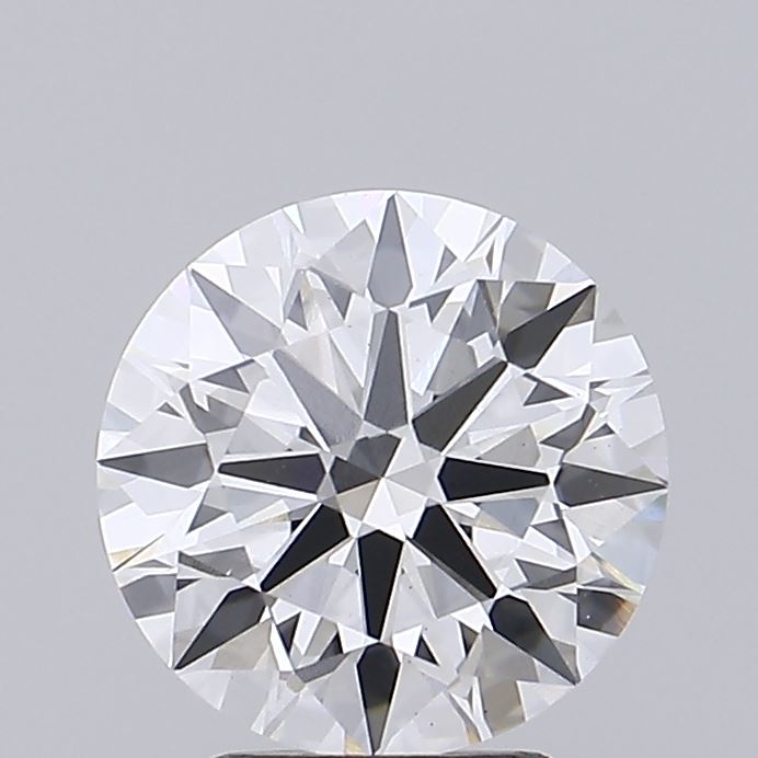 2.03 Carat Round Shaped, Ideal Cut, E Color, VVS2 Clarity, IGI Certified Lab Grown Diamond