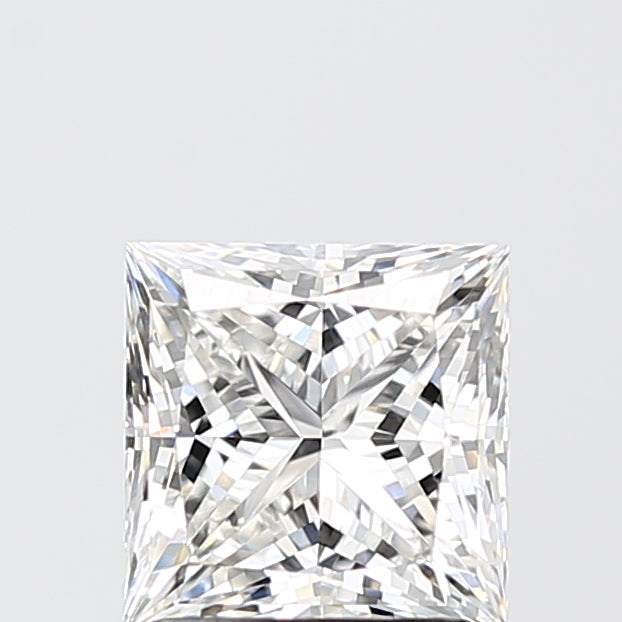 2.04 Carat Princess Shaped, Ideal Cut, F Color, VVS2 Clarity, IGI Certified Lab Grown Diamond