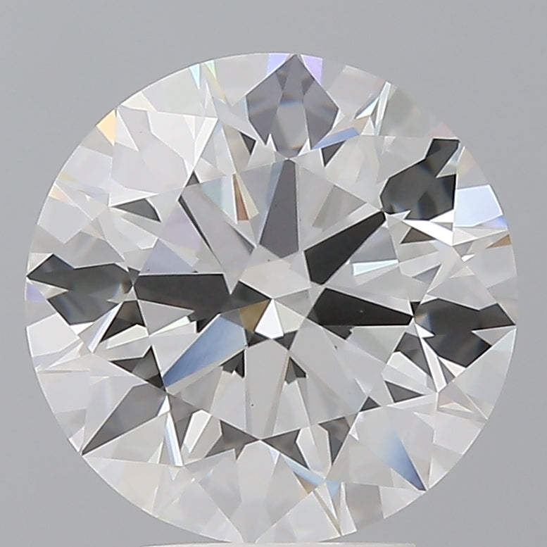 4.56 Carat Round Shaped, Ideal Cut, F Color, VVS2 Clarity, IGI Certified Lab Grown Diamond