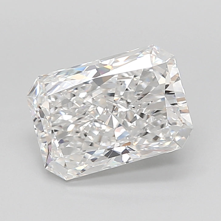3.05 Carat Radiant Shaped, Ideal Cut, E Color, VVS1 Clarity, IGI Certified Lab Grown Diamond