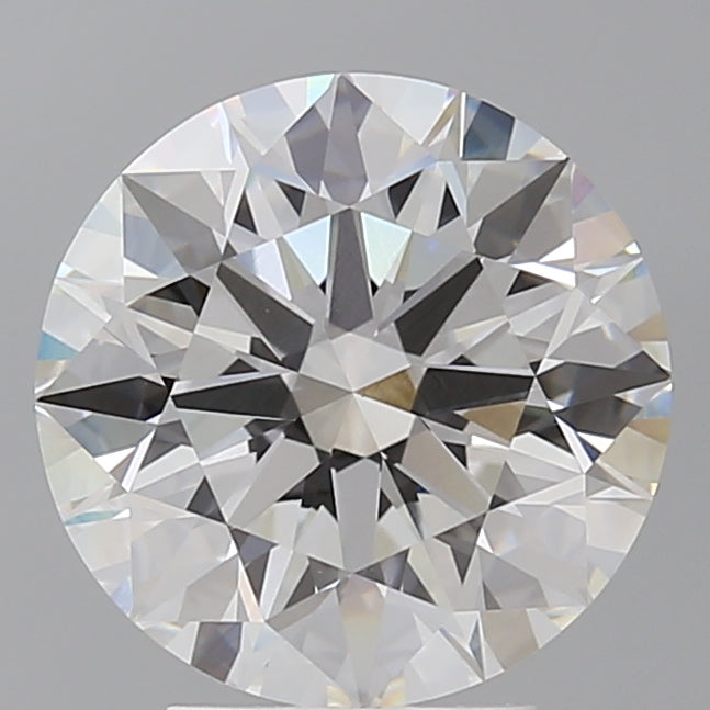 4.10 Carat Round Shaped, Ideal Cut, E Color, VVS2 Clarity, IGI Certified Lab Grown Diamond
