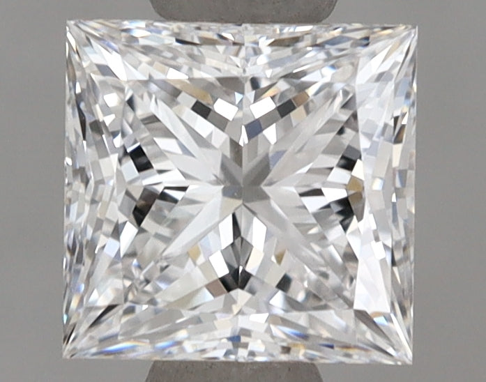 1.01 Carat Princess Shaped, Ideal Cut, E Color, IF Clarity, IGI Certified Lab Grown Diamond