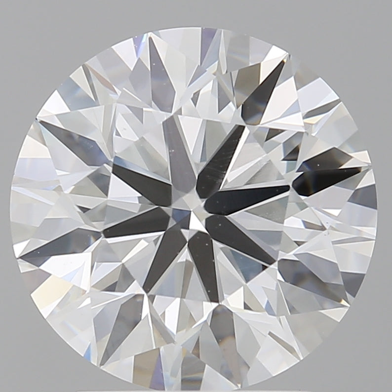 3.00 Carat Round Shaped, Ideal Cut, F Color, VVS2 Clarity, IGI Certified Lab Grown Diamond