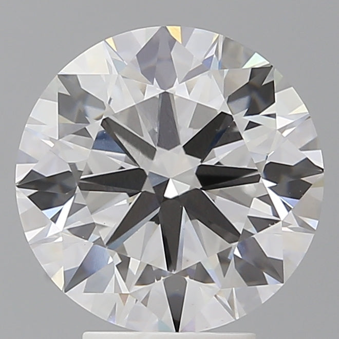 4.54 Carat Round Shaped, Excellent Cut, F Color, VVS2 Clarity, IGI Certified Lab Grown Diamond