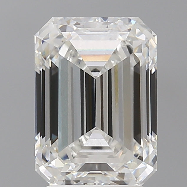 3.60 Carat Emerald Shaped, Ideal Cut, E Color, VVS2 Clarity, IGI Certified Lab Grown Diamond
