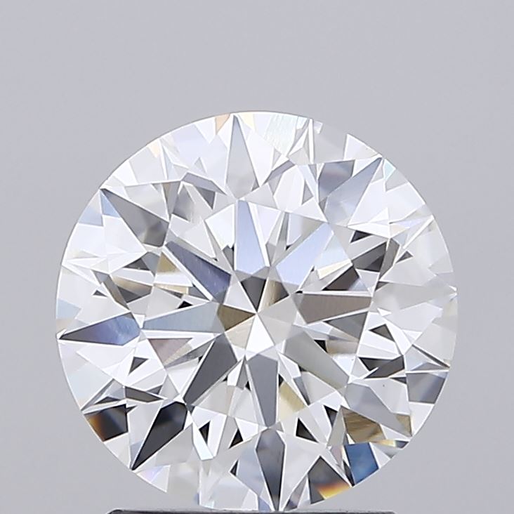 2.07 Carat Round Shaped, Ideal Cut, E Color, VVS2 Clarity, IGI Certified Lab Grown Diamond