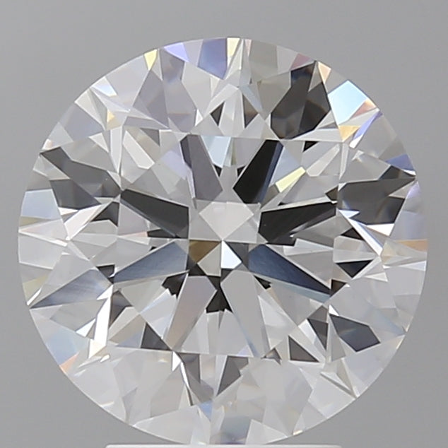 4.08 Carat Round Shaped, Ideal Cut, E Color, VVS2 Clarity, IGI Certified Lab Grown Diamond