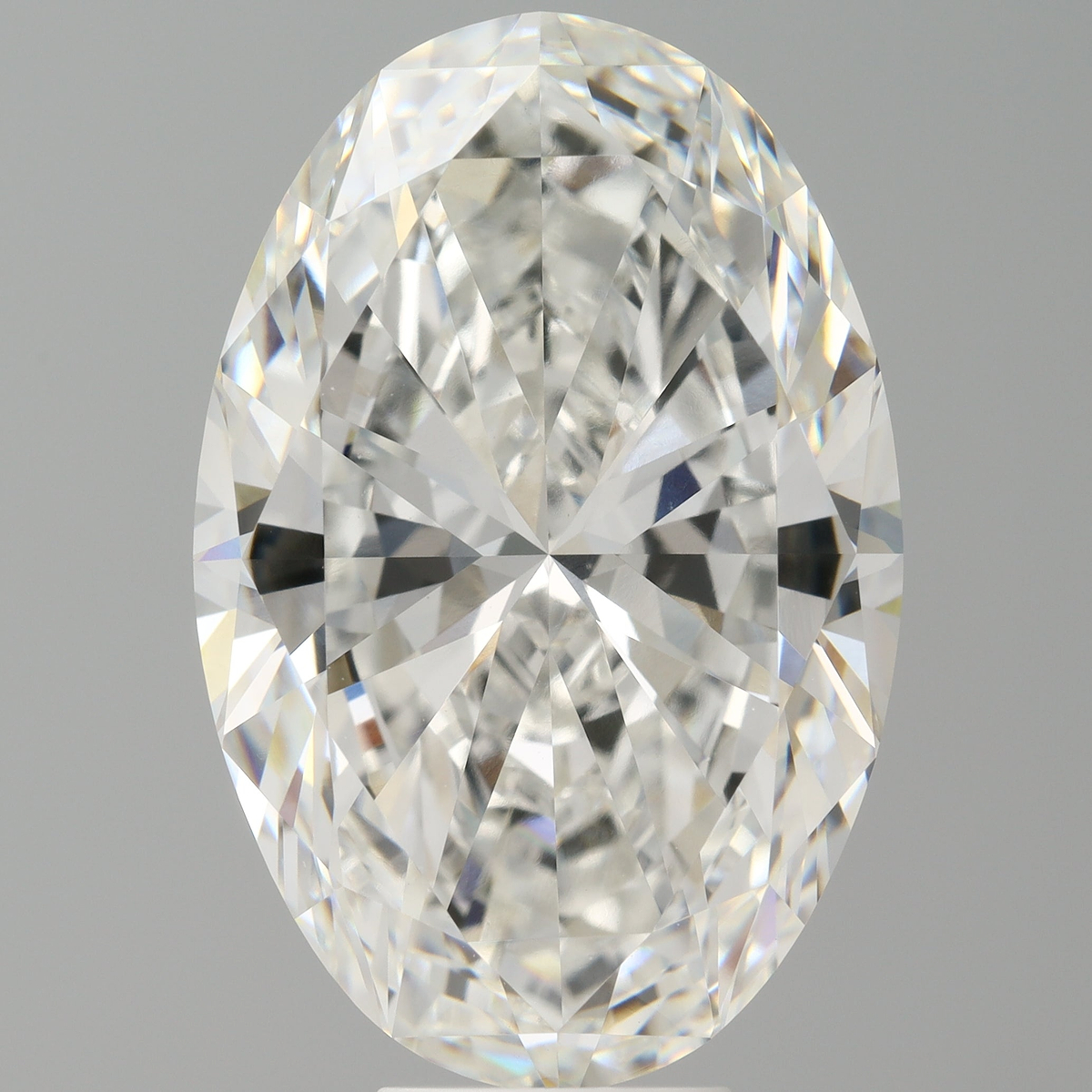 10.05 Carat Oval Shaped, Ideal Cut, F Color, VVS2 Clarity, IGI Certified Lab Grown Diamond