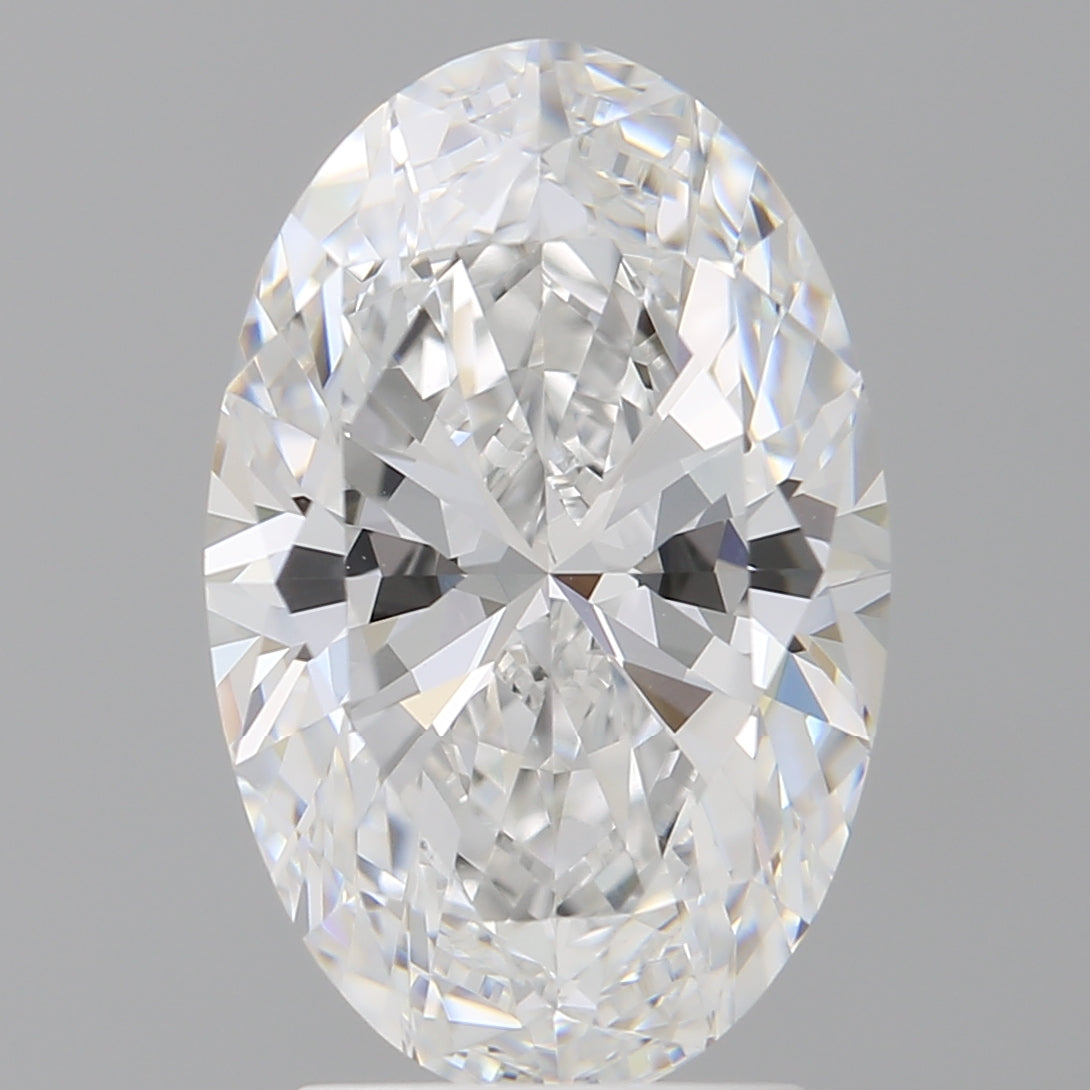 3.09 Carat Oval Shaped, Ideal Cut, E Color, VVS1 Clarity, IGI Certified Lab Grown Diamond