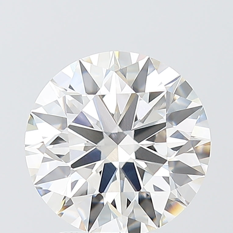 3.08 Carat Round Shaped, Ideal Cut, G Color, VVS2 Clarity, IGI Certified Lab Grown Diamond