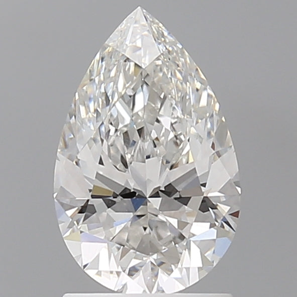 1.59 Carat Pear Shaped, Ideal Cut, E Color, VVS2 Clarity, IGI Certified Lab Grown Diamond