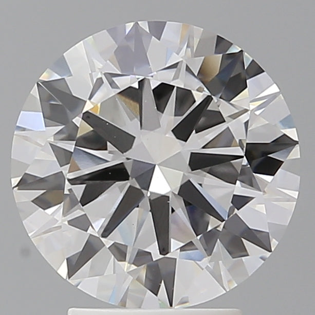 3.53 Carat Round Shaped, Excellent Cut, F Color, VVS2 Clarity, IGI Certified Lab Grown Diamond