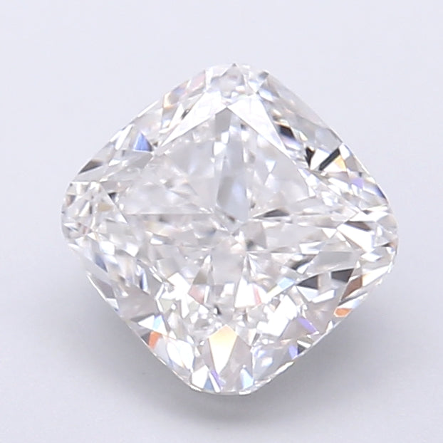 2.10 Carat Cushion Shaped, Very Good Cut, E Color, VVS2 Clarity, IGI Certified Lab Grown Diamond