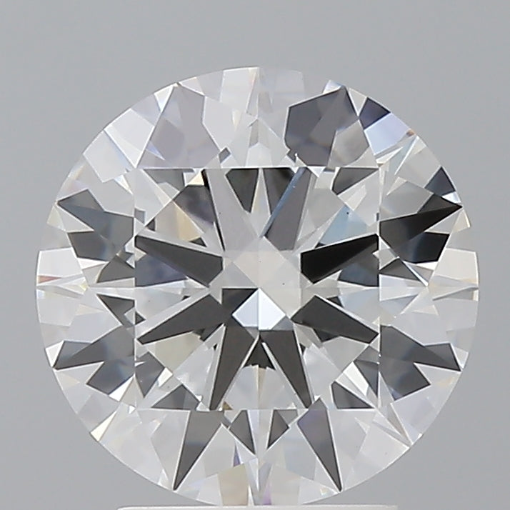 3.02 Carat Round Shaped, Ideal Cut, F Color, VVS2 Clarity, IGI Certified Lab Grown Diamond