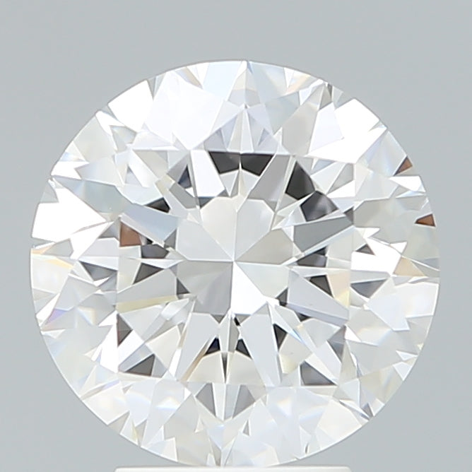 4.31 Carat Round Shaped, Excellent Cut, F Color, VVS2 Clarity, IGI Certified Lab Grown Diamond