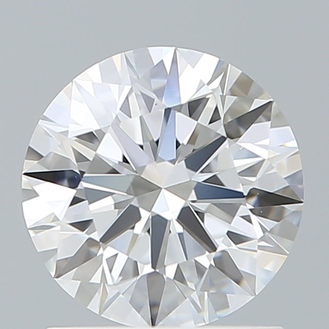 1.26 Carat Round Shaped, Ideal Cut, D Color, VVS2 Clarity, IGI Certified Lab Grown Diamond