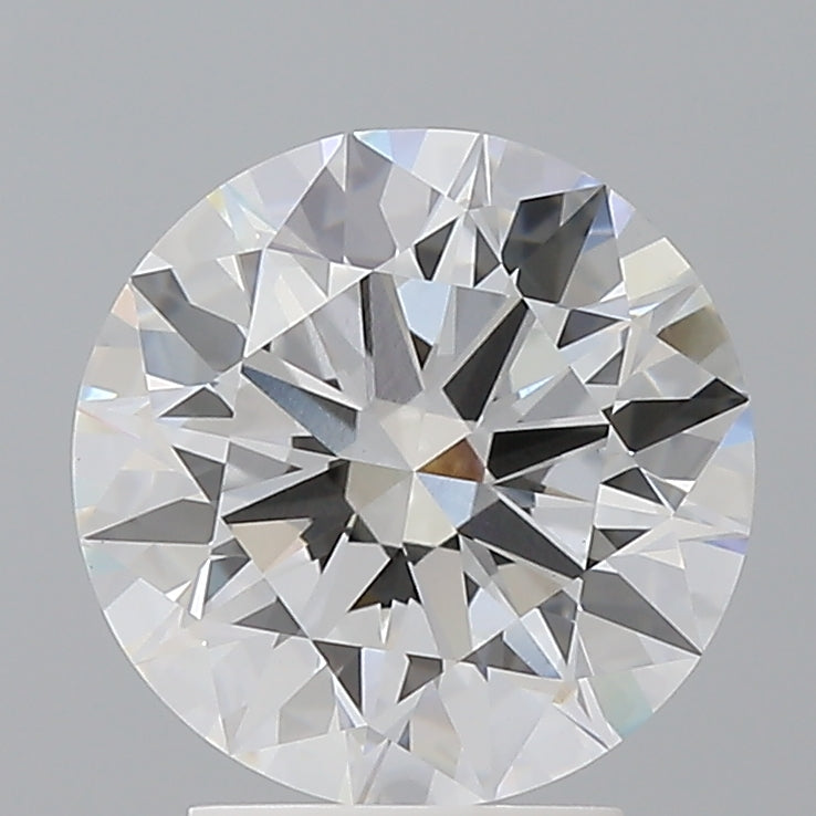 3.10 Carat Round Shaped, Ideal Cut, E Color, VVS2 Clarity, IGI Certified Lab Grown Diamond