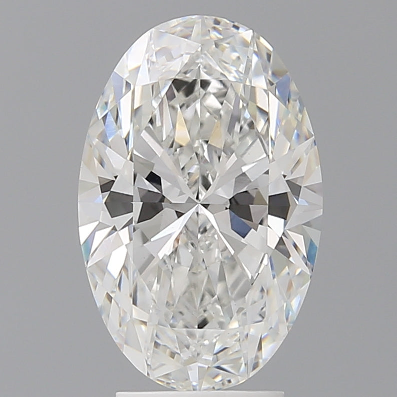 4.05 Carat Oval Shaped, Ideal Cut, E Color, VVS2 Clarity, IGI Certified Lab Grown Diamond