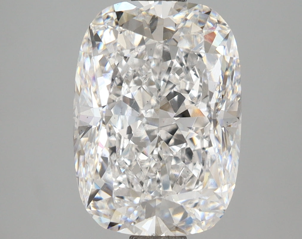 3.50 Carat Cushion Shaped, Ideal Cut, D Color, VS2 Clarity, IGI Certified Lab Grown Diamond