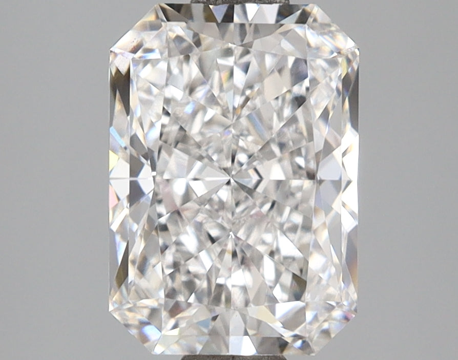 2.51 Carat Radiant Shaped, Excellent Cut, D Color, VVS2 Clarity, IGI Certified Lab Grown Diamond