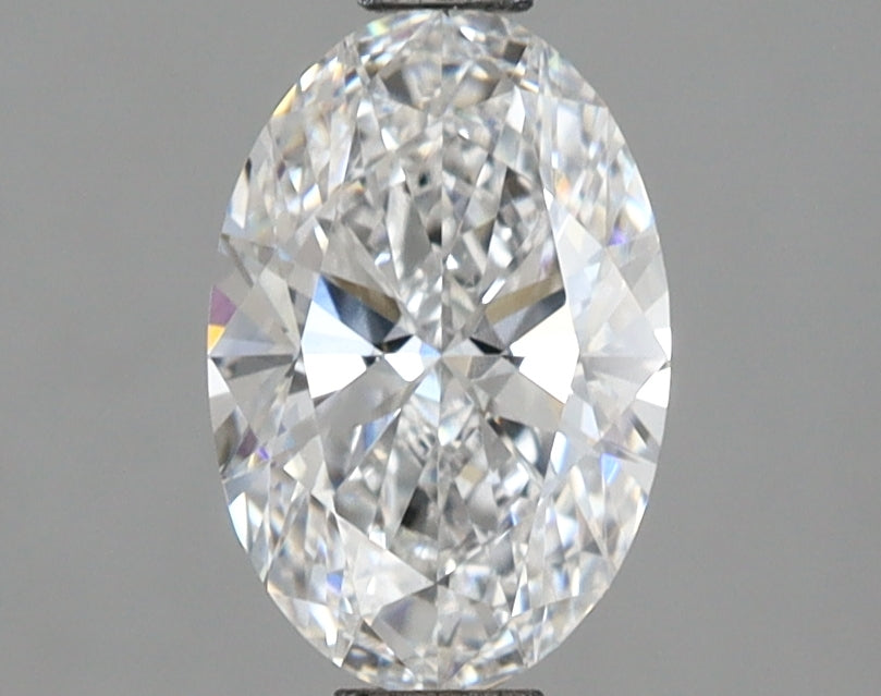 1.10 Carat Oval Shaped, Ideal Cut, D Color, VVS2 Clarity, IGI Certified Lab Grown Diamond