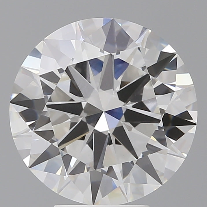 5.59 Carat Round Shaped, Excellent Cut, F Color, VVS2 Clarity, IGI Certified Lab Grown Diamond