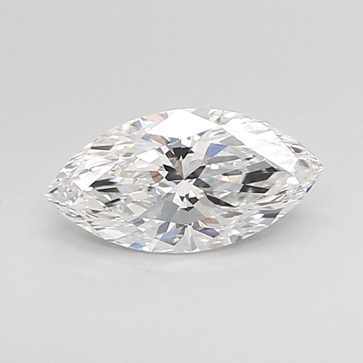 1.03 Carat Marquise Shaped, Ideal Cut, D Color, VVS2 Clarity, IGI Certified Lab Grown Diamond