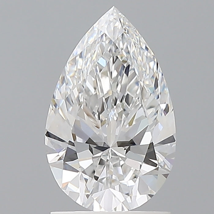 1.60 Carat Pear Shaped, Ideal Cut, E Color, VVS2 Clarity, IGI Certified Lab Grown Diamond