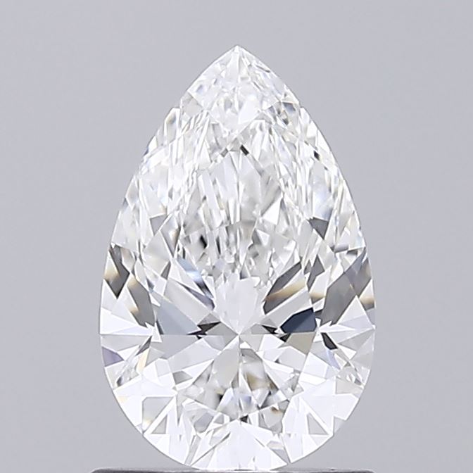1.02 Carat Pear Shaped, Ideal Cut, E Color, VVS2 Clarity, IGI Certified Lab Grown Diamond