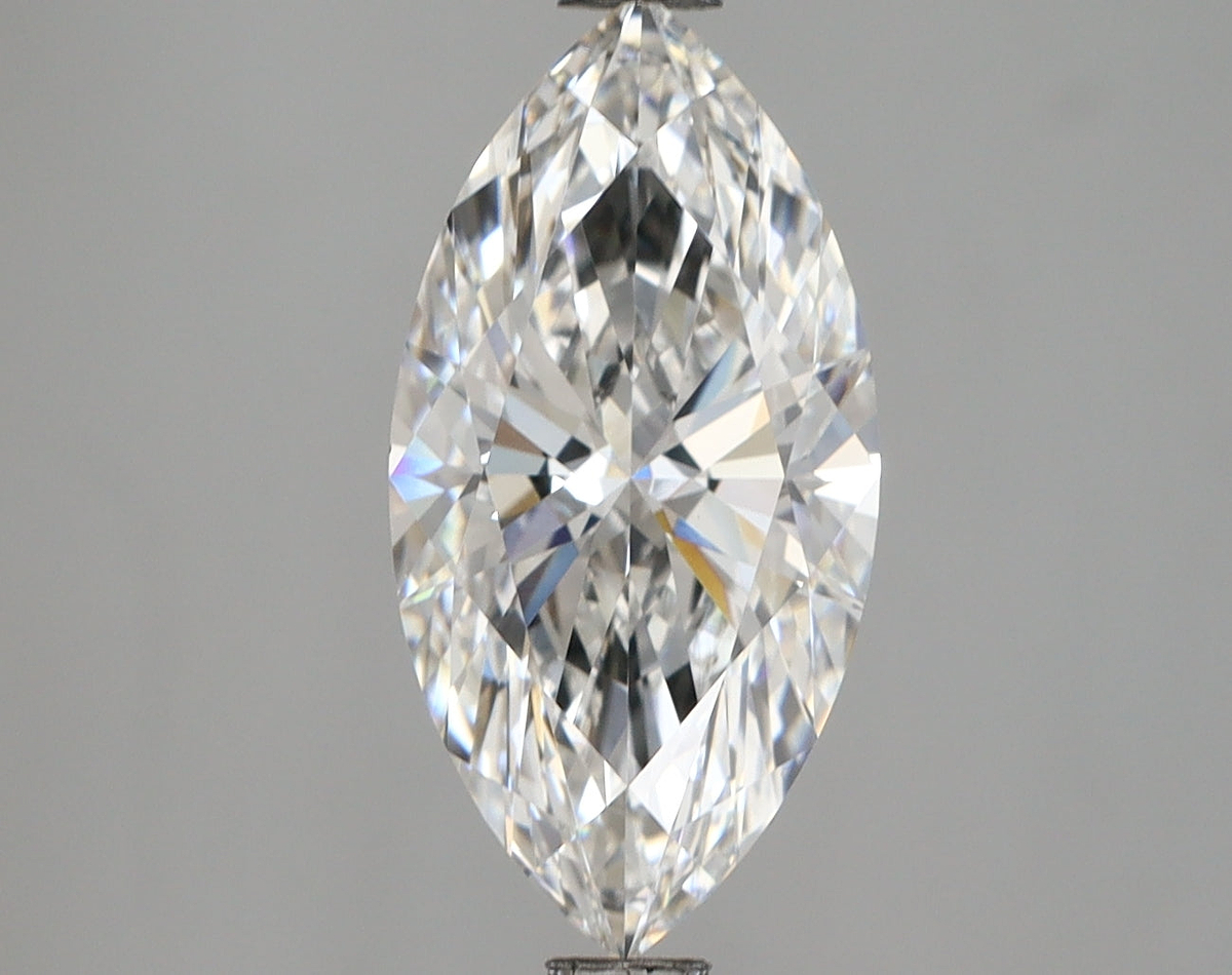 2.59 Carat Marquise Shaped, Ideal Cut, E Color, VVS2 Clarity, IGI Certified Lab Grown Diamond
