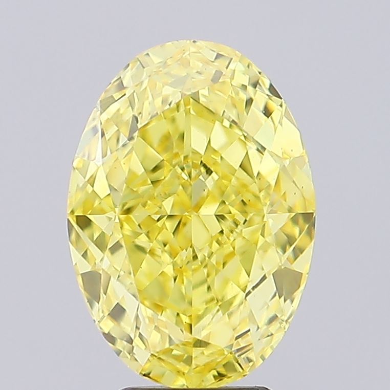 3.78 Carat Oval Shaped, Excellent Cut, VS1 Clarity, IGI Certified Lab Grown Diamond