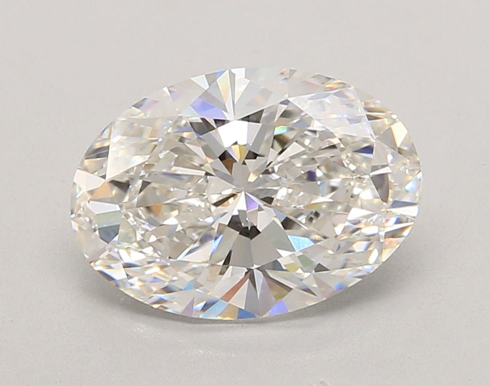 3.05 Carat Oval Shaped, Ideal Cut, F Color, VVS1 Clarity, IGI Certified Lab Grown Diamond
