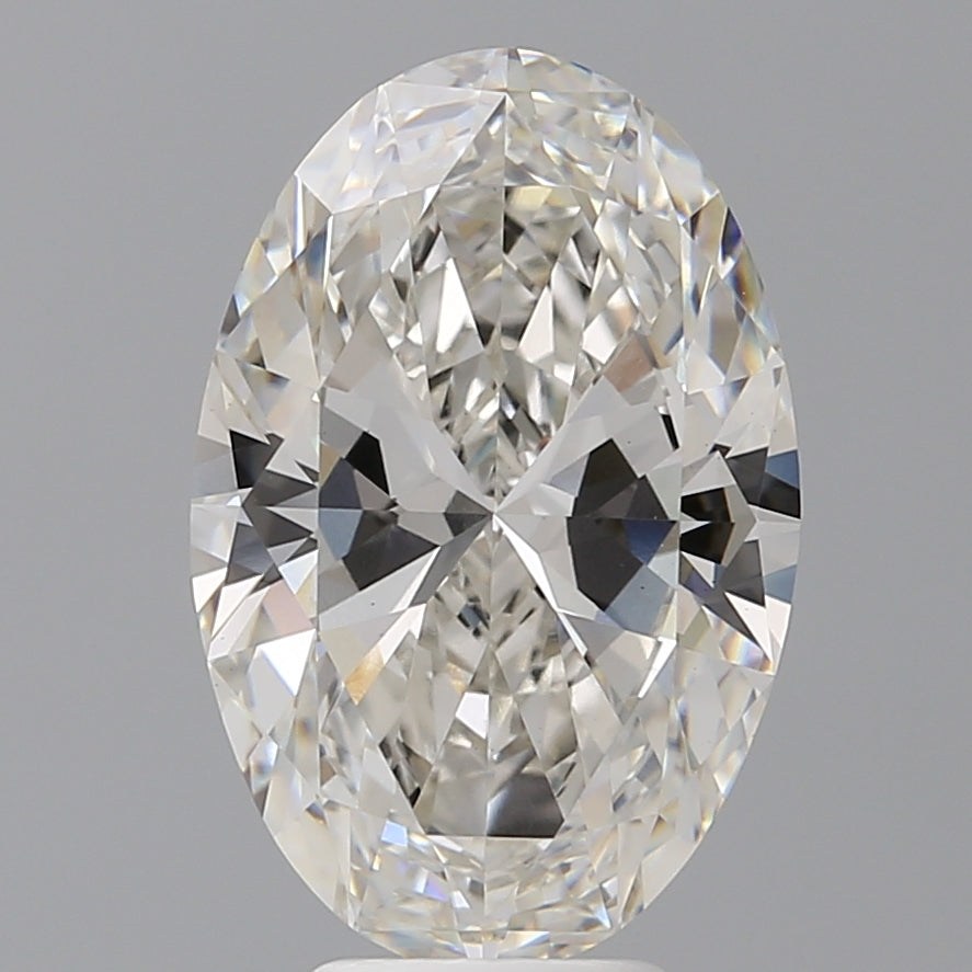 5.60 Carat Oval Shaped, Ideal Cut, F Color, VVS2 Clarity, IGI Certified Lab Grown Diamond
