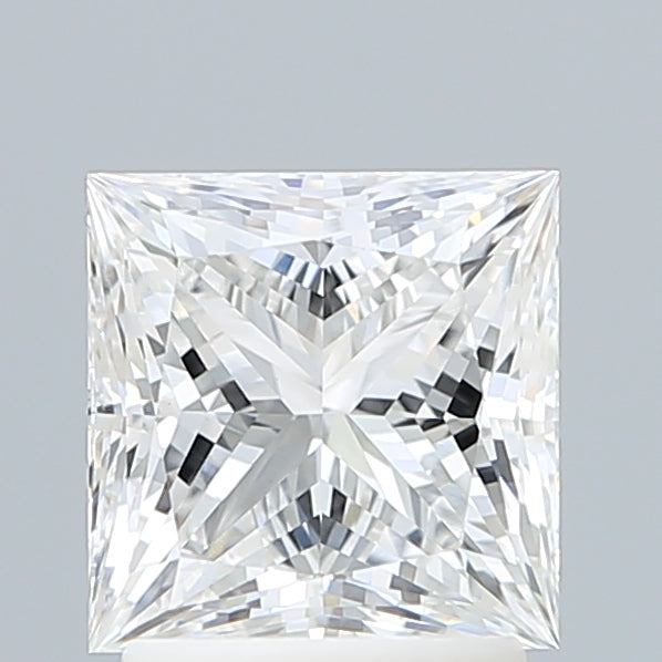 2.07 Carat Princess Shaped, Ideal Cut, E Color, VVS2 Clarity, IGI Certified Lab Grown Diamond