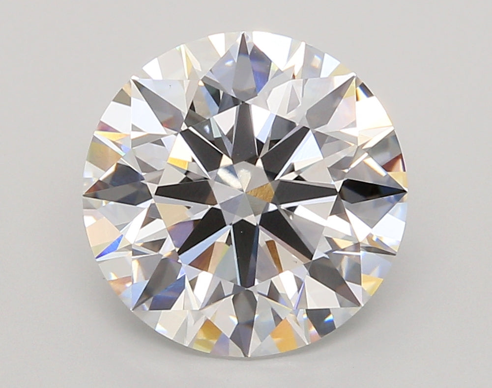 5.06 Carat Round Shaped, Ideal Cut, E Color, VVS2 Clarity, IGI Certified Lab Grown Diamond