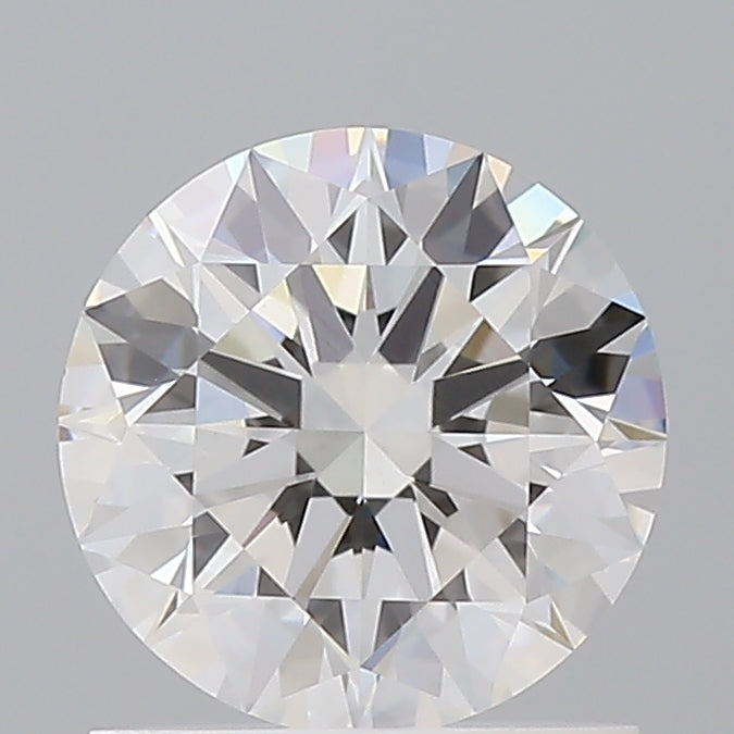 1.09 Carat Round Shaped, Ideal Cut, D Color, VVS2 Clarity, IGI Certified Lab Grown Diamond