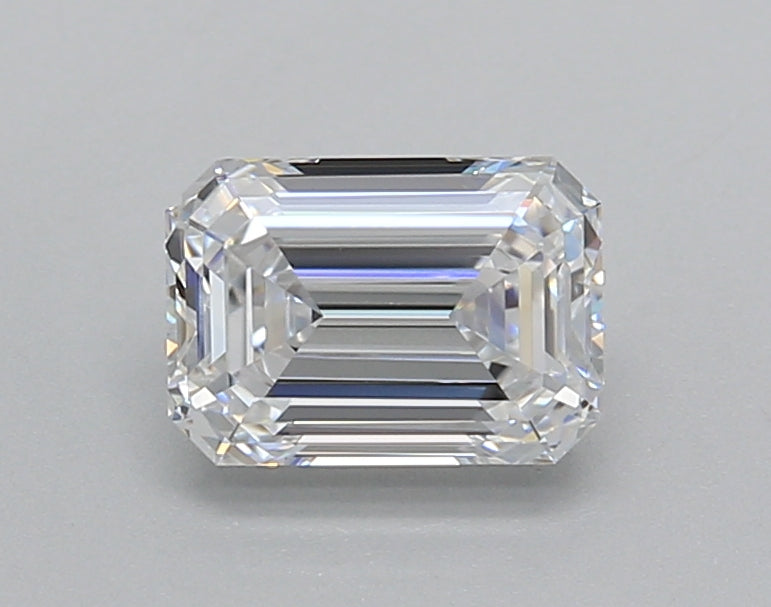 1.02 Carat Emerald Shaped, Excellent Cut, D Color, VVS2 Clarity, IGI Certified Lab Grown Diamond
