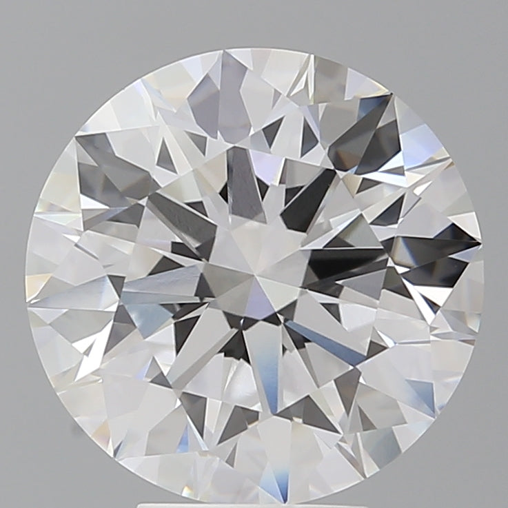6.07 Carat Round Shaped, Ideal Cut, F Color, VVS2 Clarity, IGI Certified Lab Grown Diamond