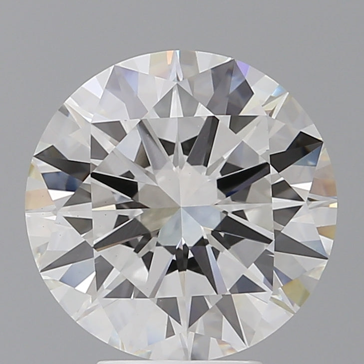 5.09 Carat Round Shaped, Excellent Cut, F Color, VVS2 Clarity, IGI Certified Lab Grown Diamond