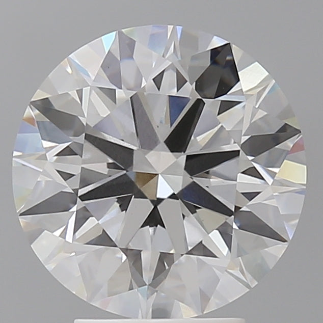 4.10 Carat Round Shaped, Ideal Cut, E Color, VVS2 Clarity, IGI Certified Lab Grown Diamond