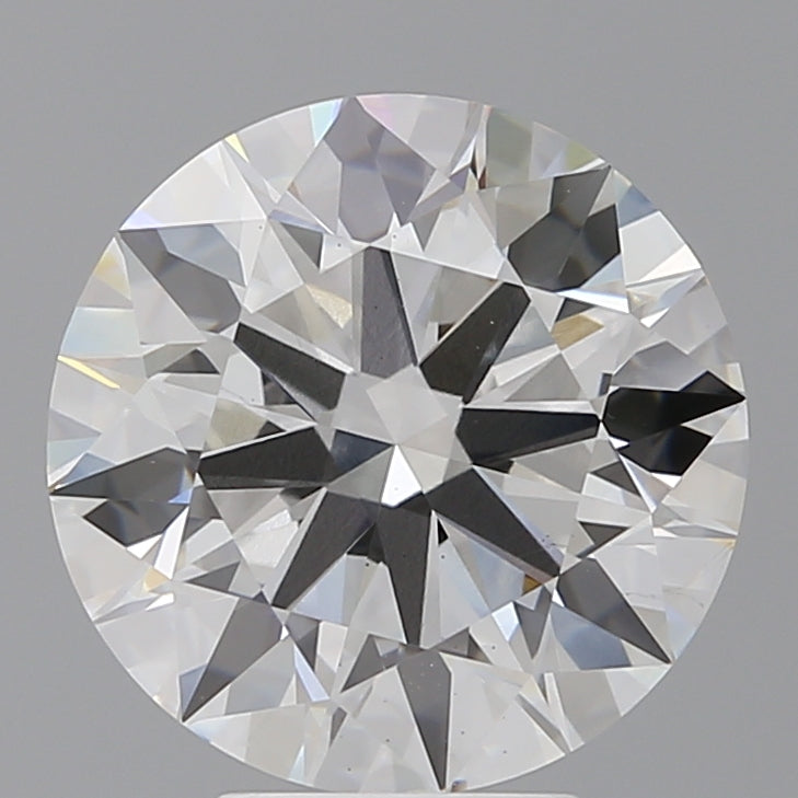 5.59 Carat Round Shaped, Ideal Cut, F Color, VS1 Clarity, IGI Certified Lab Grown Diamond