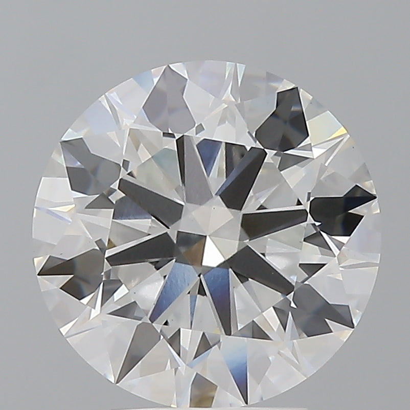4.10 Carat Round Shaped, Ideal Cut, E Color, VVS2 Clarity, IGI Certified Lab Grown Diamond