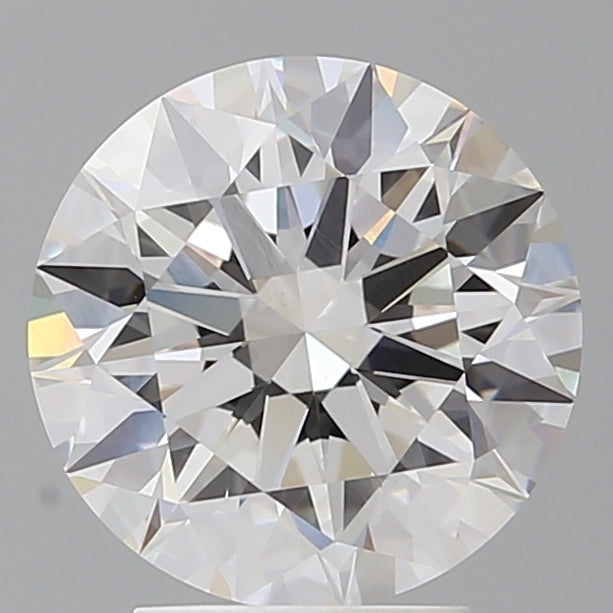 3.58 Carat Round Shaped, Ideal Cut, F Color, VVS2 Clarity, IGI Certified Lab Grown Diamond