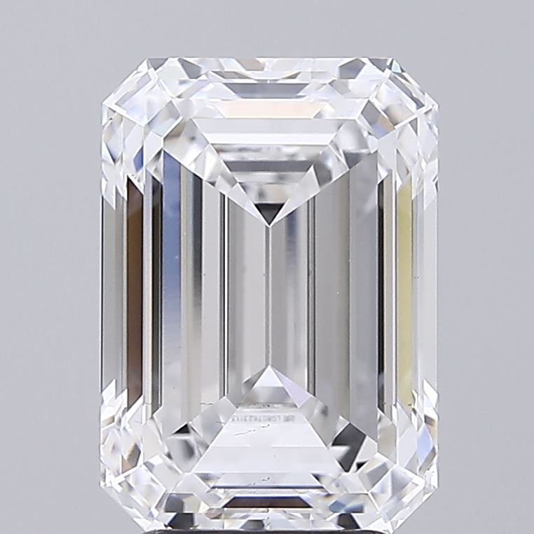 4.06 Carat Emerald Shaped, Ideal Cut, D Color, VS2 Clarity, IGI Certified Lab Grown Diamond
