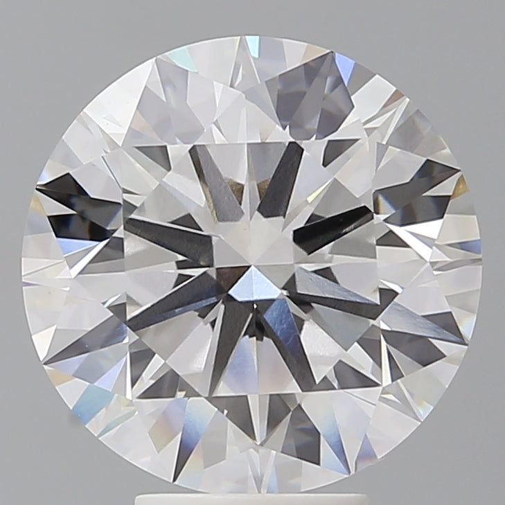 6.09 Carat Round Shaped, Ideal Cut, E Color, VVS2 Clarity, IGI Certified Lab Grown Diamond